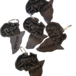 Afro Arts and Crafts - AFRICAN MAP KEY HOLDERS