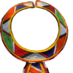 Afro Arts and Crafts - BEADED RING NECKLACE