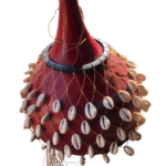 Afro Art and Crafts - CALABASH WITH SEA SHELL NET
