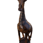 Afro Arts and Crafts - WOOD Giraffe 28cm