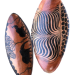 Afro Arts and Crafts - WOOD PLATTERTRAYS X3